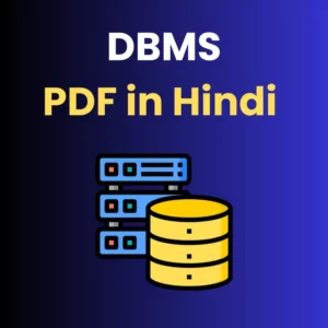 DBMS PDF in Hindi